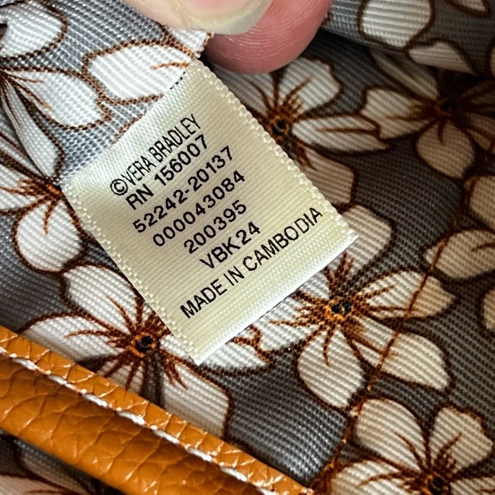 Vera Bradley chic tan